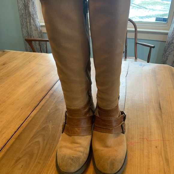 Lane Bryant Extra Wide Calf Real Leather Boots 10W - Picture 4 of 8